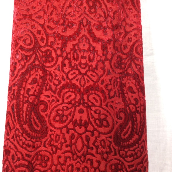 Gegrge Girls Red Velvet High-Low Holiday Dress Sz8 - Picture 3 of 10